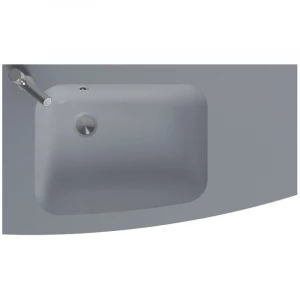 Стеклянная раковина Jacob Delafon Nona матовый серый 1 раковина EB1884RU-DE4 80 см