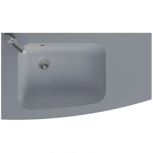 Стеклянная раковина Jacob Delafon Nona матовый серый 1 раковина EB1884RU-DE4 80 см