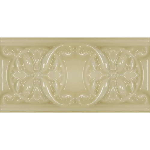 Плитка настенная Cevica Plus Classic 10 Ivory глянцевая бежевая CV62760 15х7,5 см