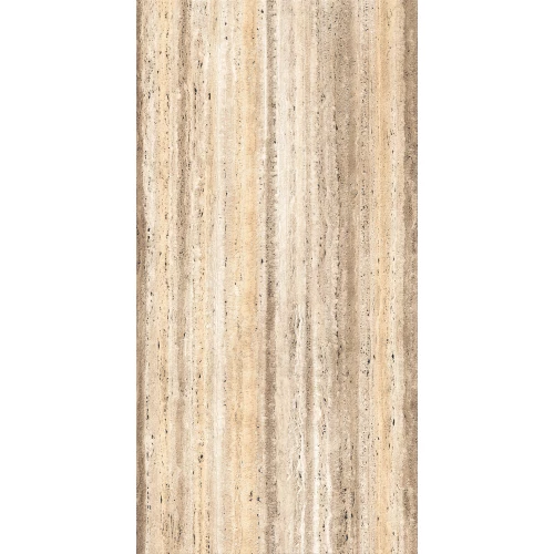Керамогранит Creanza Rock Travertino Beige Shape+Glue Art 3D-глазурь матовый бежевый SH1008-G 120х60 см