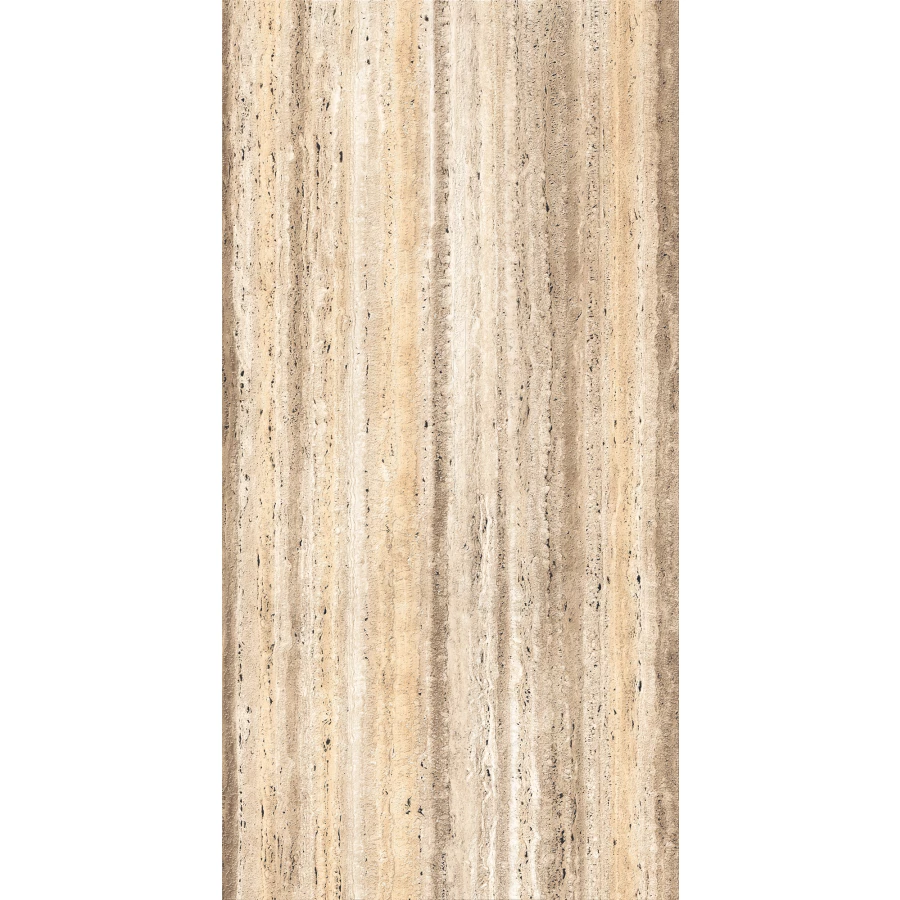 Керамогранит Creanza Rock Travertino Beige Shape+Glue Art 3D-глазурь матовый бежевый SH1008-G 120х60 см