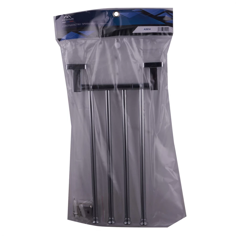 Держатель Fashun для полотенец 4 рейки поворотный хром A2614