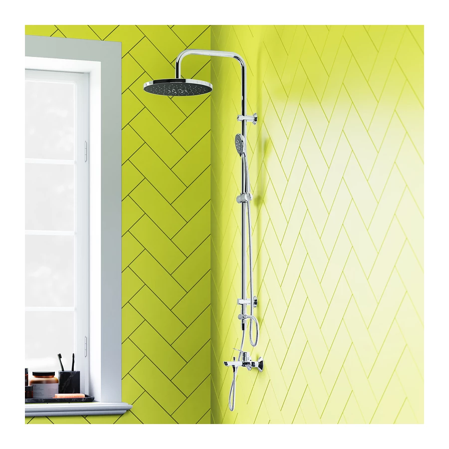 Душевая система с тропическим душем Dorff Norma D0710000