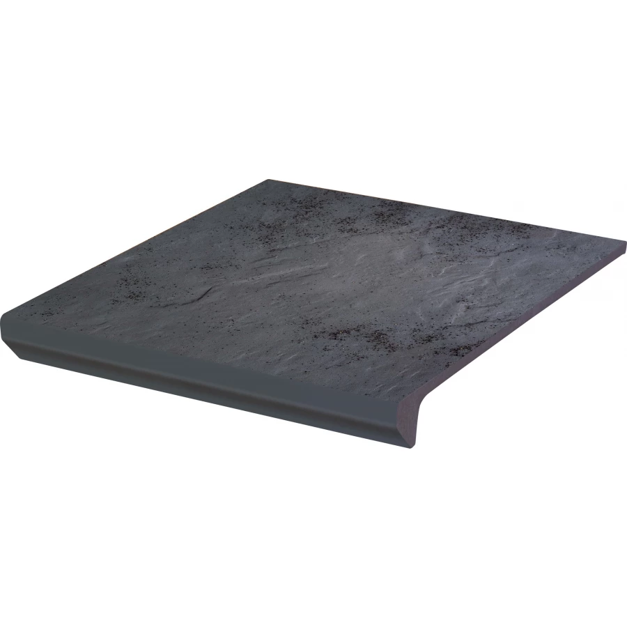 Капинос Paradyz Semir Grafit kapinos stopnica prosta B1a матовый серый 33x30 см