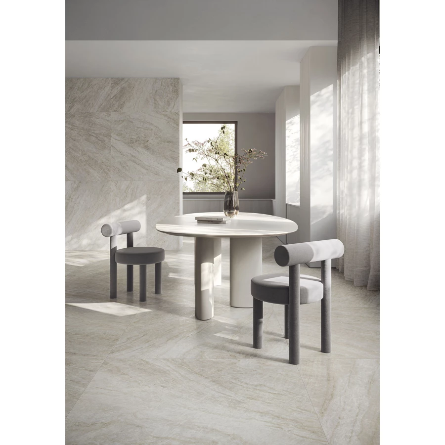 Керамогранит Isla Tiles Oyster Grey Ret матовый серый 1006955 120х60 см