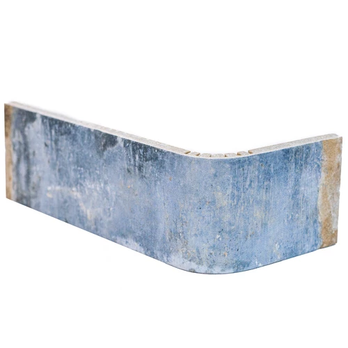 Керамогранит CIR Havana Sky Elemento Ad L Sestino матовый голубой 1053501 18х6 см