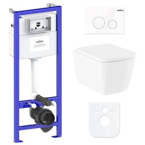 Унитаз Lavinia Boho Relfix Aveo Rimless 77040125 (комплект 6 в 1)