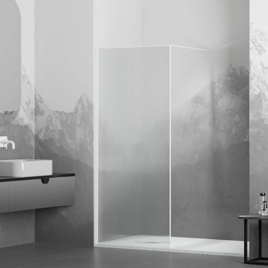 Перегородка для душа RGW WA-08W Ribbed Ребристое 1200 06100812-155
