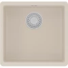 Кухонная мойка Lemark Sinara 440-U подстольного монтажа из кварцгранита цвет шампань 9910072