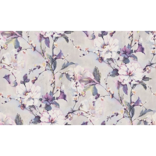 Обои флизелиновые VOG Collection П Богемия белые фиолетовые VV71330-14 1.06x10.05 м
