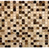 Мозаика Orro Mosaic Стоне Миконос полированная 15х15 коричневая 30,5х30,5 см