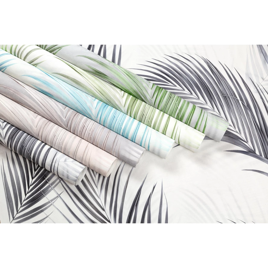 Обои флизелиновые Palitra Home HomeColor Tropical Shades серые HC71973-42 1,06х10,05 м