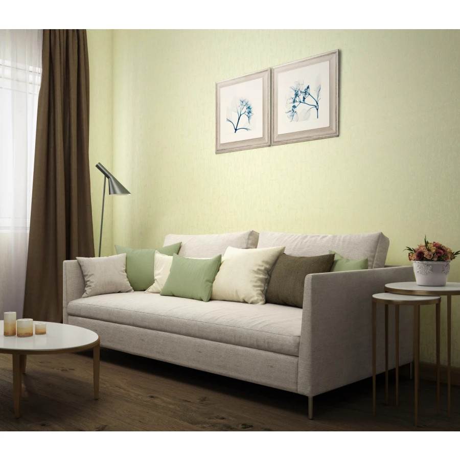 Обои флизелиновые Palitra Home HomeColor EasyPro серые 376-14 1,06х10,05 м