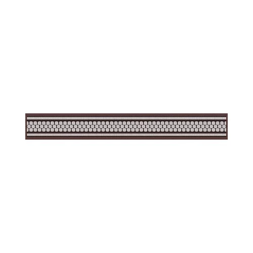 Бордюр Нефрит-Керамика Эрмида коричневый 05-01-1-56-03-15-1020-2 5х40 см