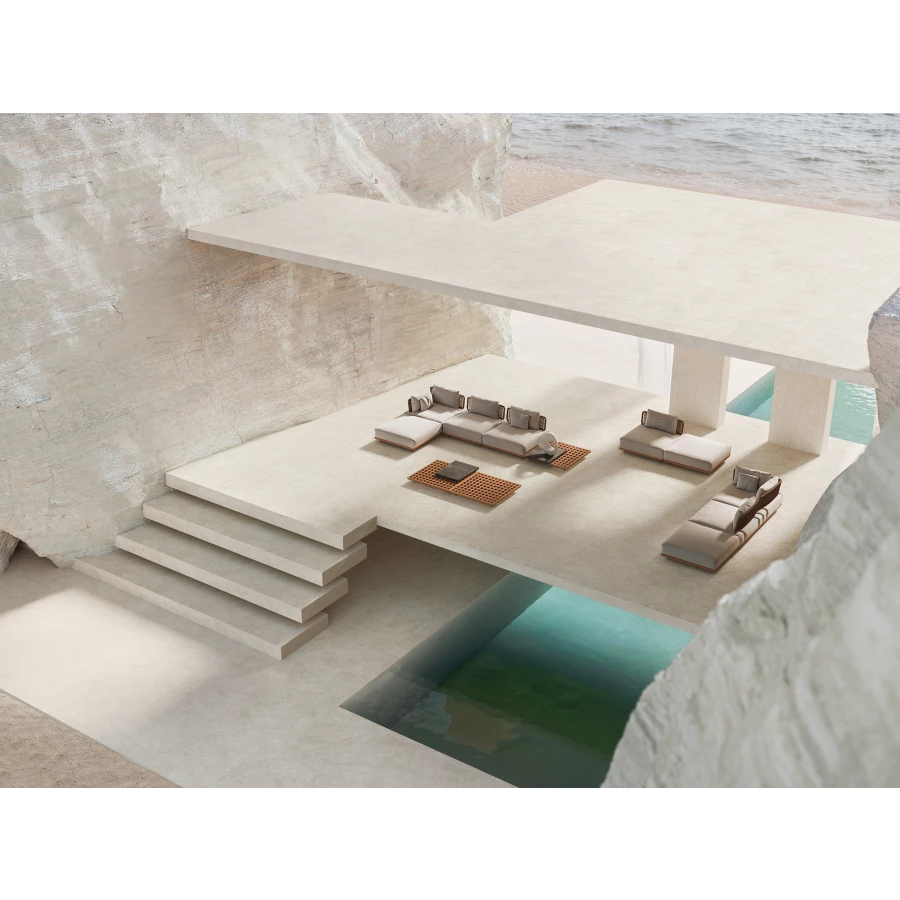 Керамогранит Atlas Concorde Boost Icor Bone матовый бежевый AX58 120х60 см