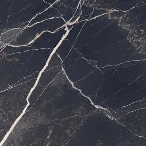 Керамогранит Imola Ceramica Calacatta CAL.BLACK 60 RM матовый черный 60x60 см