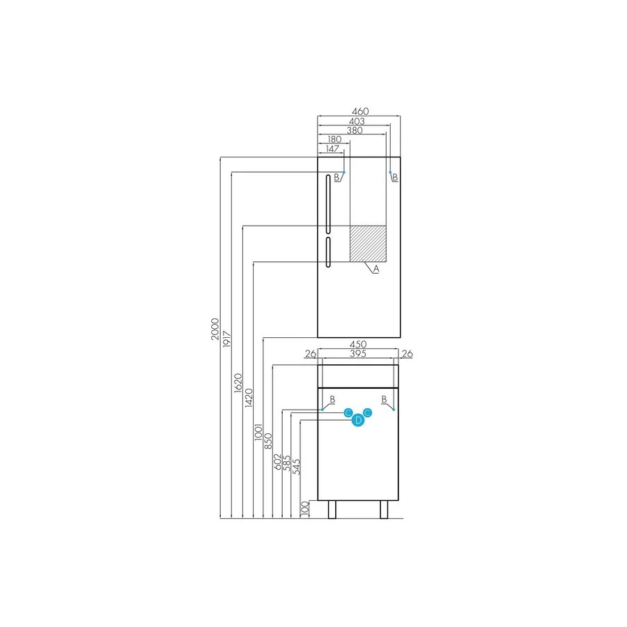 Зеркало Aquaton Эклипс 1A129002EK010