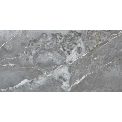 Керамогранит Planet Ceramics UKSE 12 глянцевый с золотом серый 120х60 см