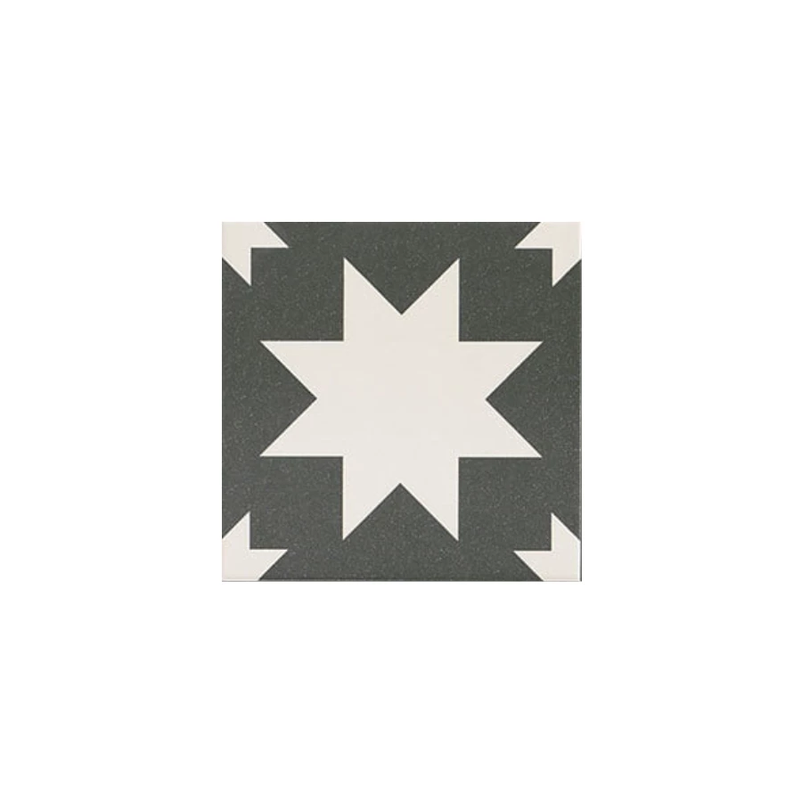 Керамогранит Mainzu Fired Star Black Mate 20x20 см