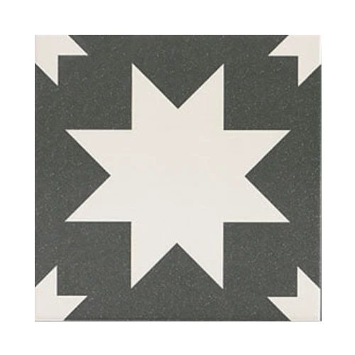 Керамогранит Mainzu Fired Star Black Mate 20x20 см