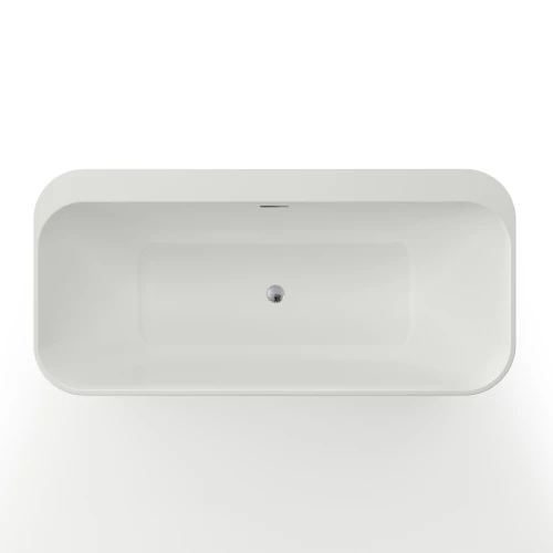 Ванна акриловая Azario Rangali пристенная в комплекте с сифоном и металлической рамой RAN17080 170х80х58 см