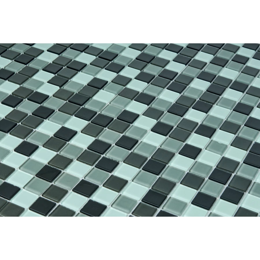 Мозаика из стекла Pixel mosaic Crystal Glass чип 25х25 мм сетка Pix016 30х30 см