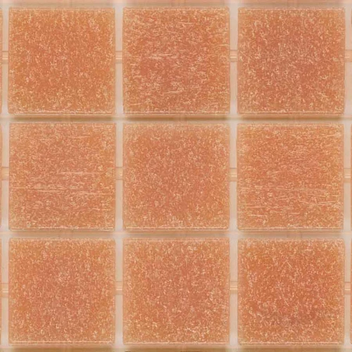 Мозаика стеклянная Trend Vitreo 164 2x2 на бумаге глянцевая оранжевая 164** 31,6х31,6 см