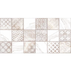 Плитка облицовочная Alma Ceramica Fresco рельефная глянцевая бежевая TWU2550FRC14 50х24,9 см