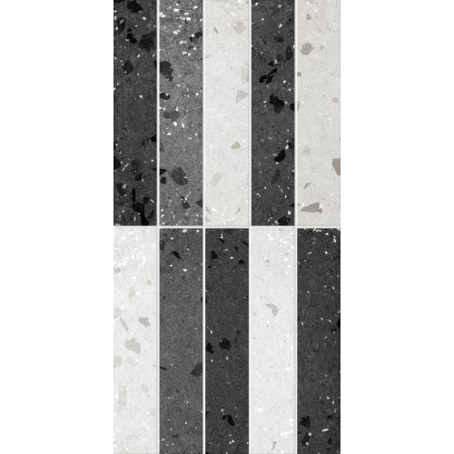 Плитка настенная Керамин Морена 2Д черный 60х30 см