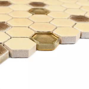 Мозаика Bonaparte Керамическая мозаика Absolute глянцевая бежевая 30,5х30,2 см