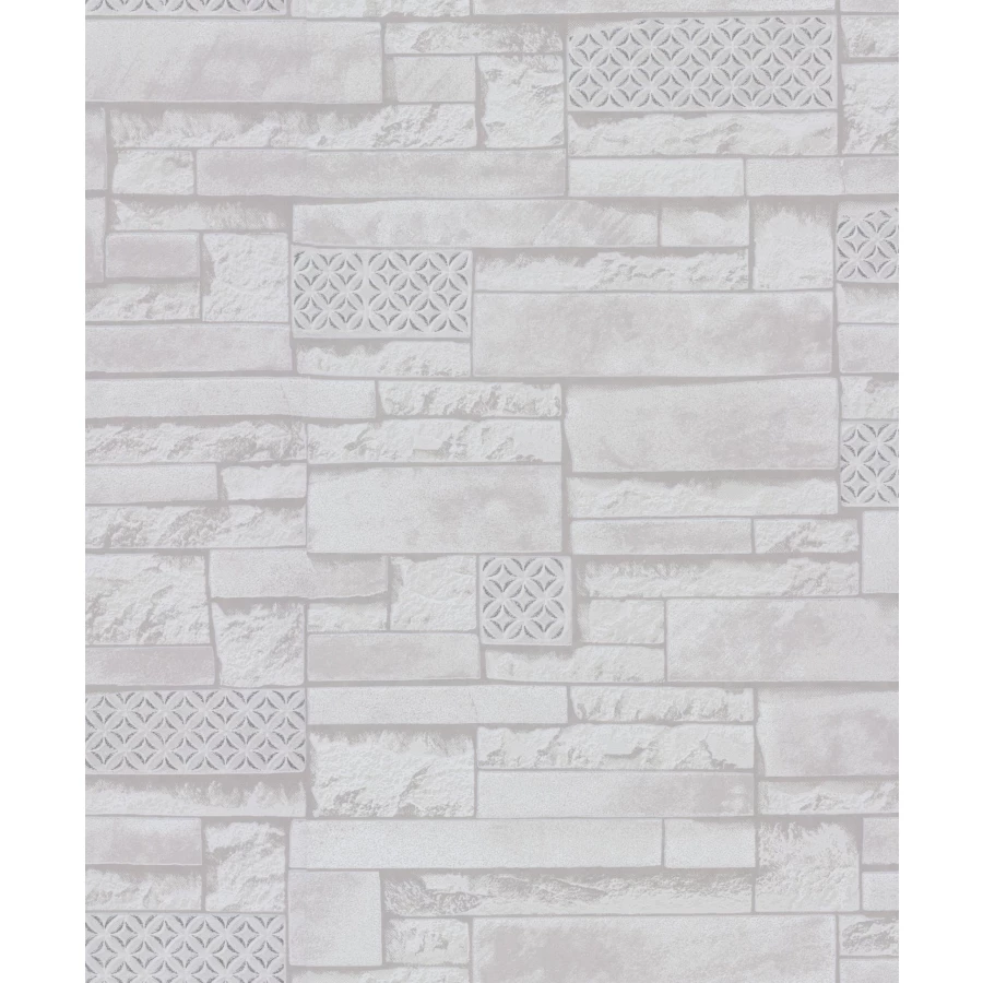 Обои виниловые Palitra Home Antic HomeColor серые HC11058-24 0,53х10,05 м