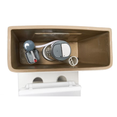 Унитаз-компакт безободковый Creto Cer C3 с быстросъёмной крышкой сиденьем микролифт Slim 1003-002Cer-C3W