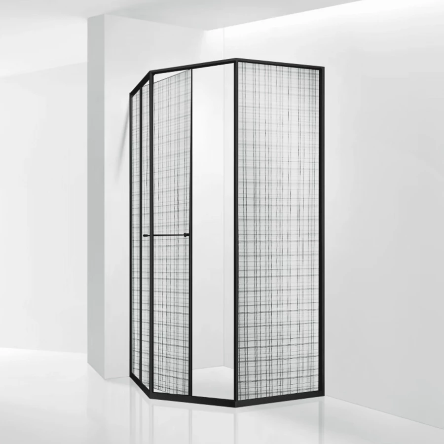 Душевой уголок RGW SV-82B L Черная вуаль 33328282-244L 80х120 см