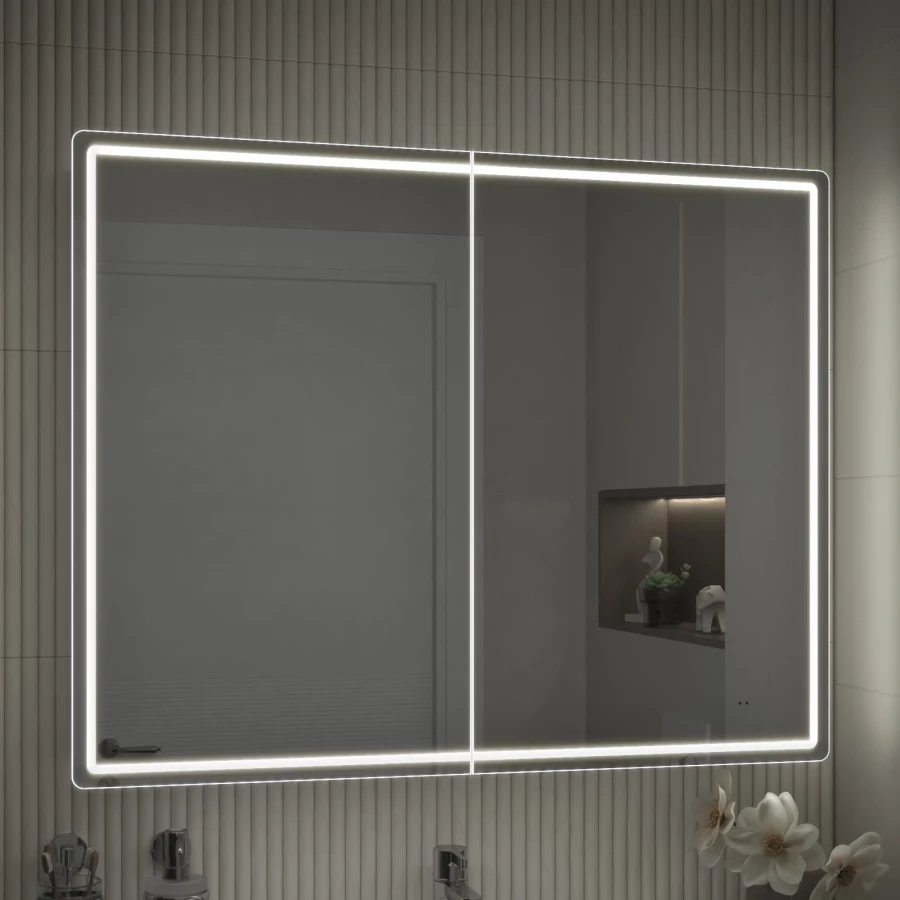 Зеркало шкаф Vigo Geometry Classic 1000 навесной 119 99.6x79 см