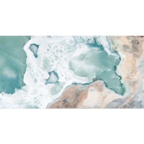 Керамогранит Majorca Tiffany Marea Full Lap глянцевый зеленый Mti00000004FL 120х60 см