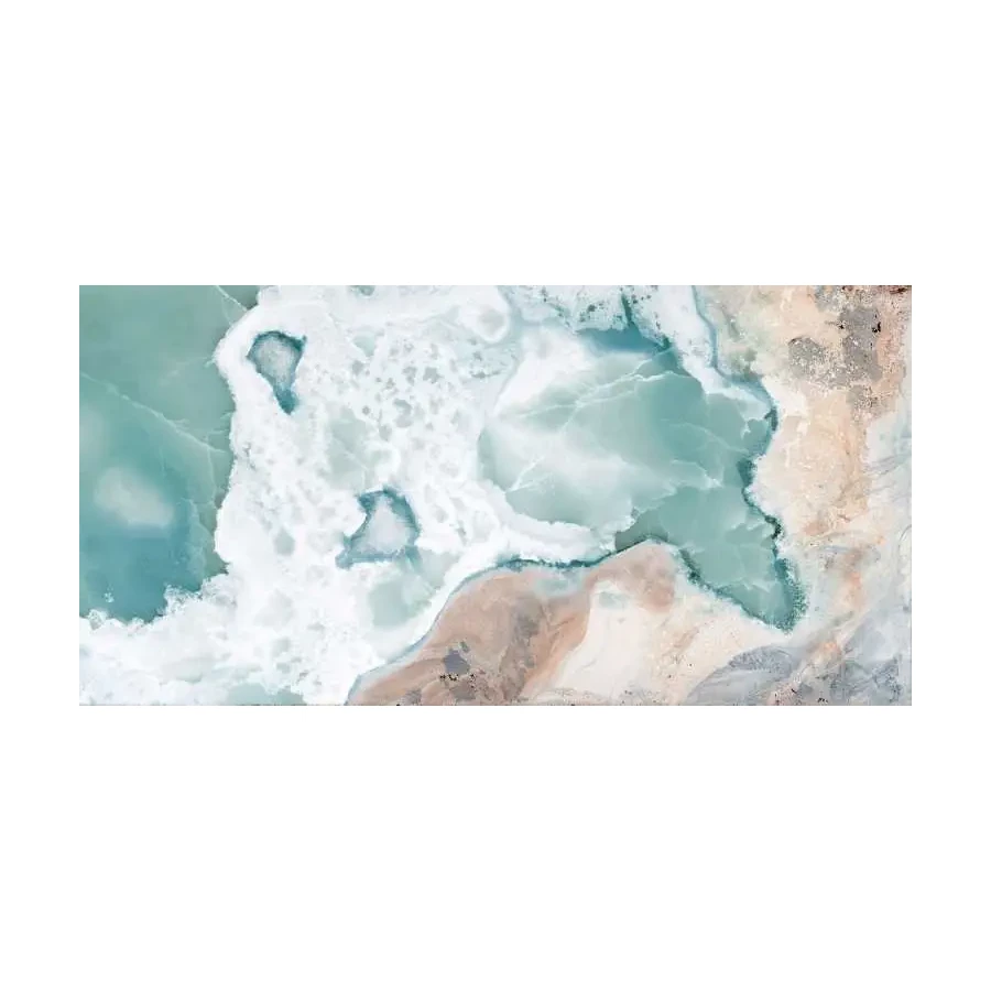 Керамогранит Majorca Tiffany Marea Full Lap глянцевый зеленый Mti00000004FL 120х60 см