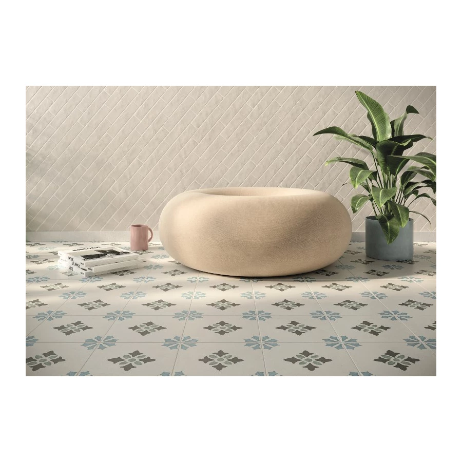 Керамогранит Harmony Peronda Sirocco Bloom серый 3386036516 22,3х22,3 см