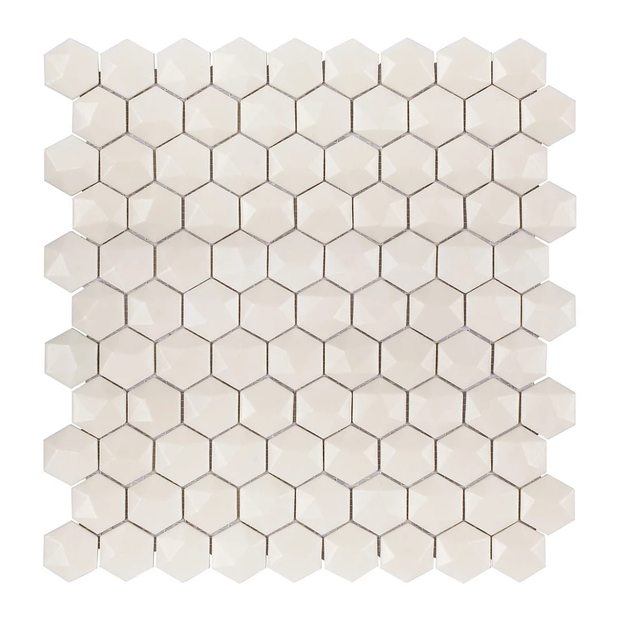 Стеклянная мозаика Vidrepur Hexagon Matt honey 904D 31,7х30,7 см