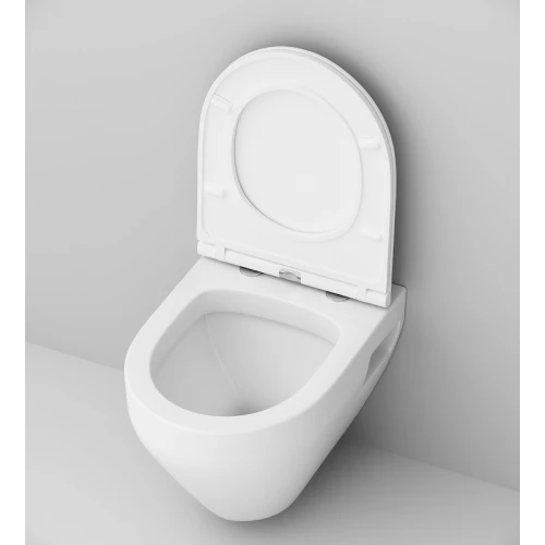 Сиденье для унитаза с микролифтом Am Pm Spirit V2.0 быстросъемное C707857WH