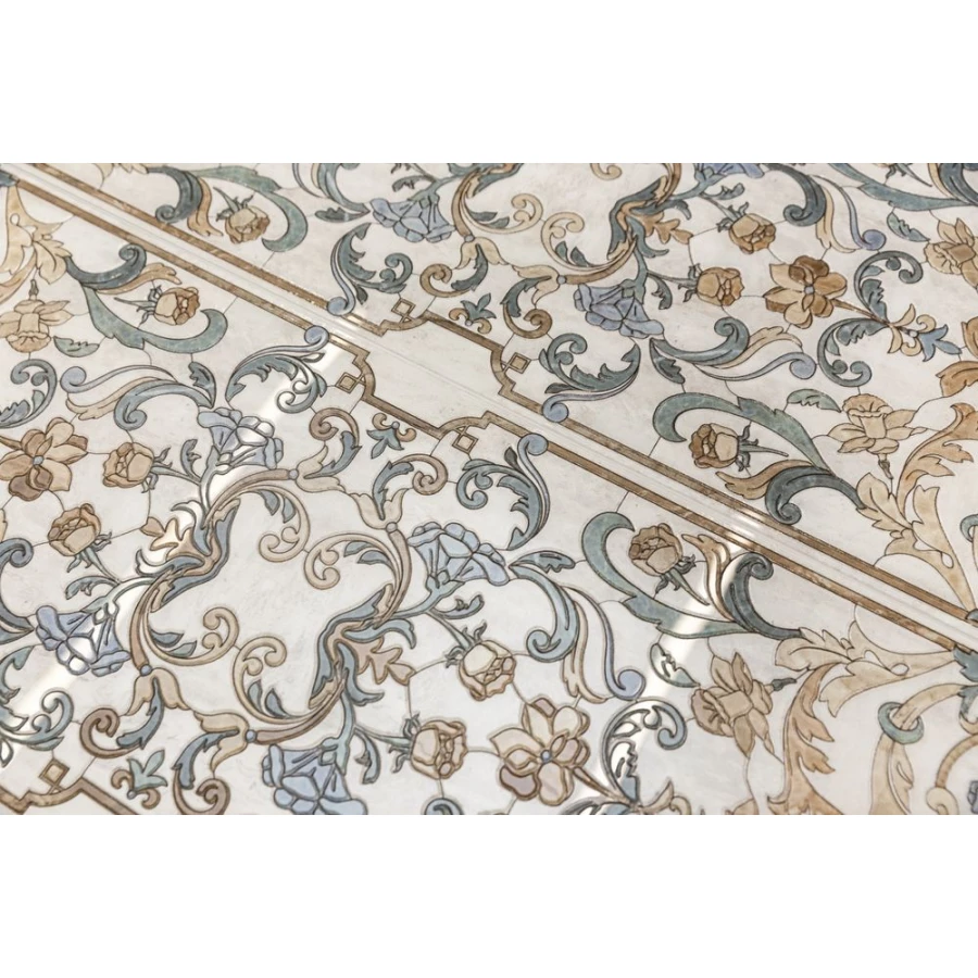 Декор Kerama Marazzi Эвора лаппатированный обрезной глянцевый бежевый HGD/A519/13000TRL 89,5x30 см