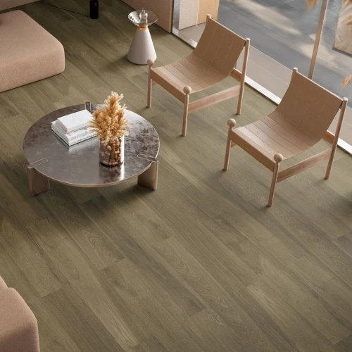 Керамогранит Neodom Wood Collection Taiga Cocoa Matt Shape матовый коричневый N12057 120х20 см