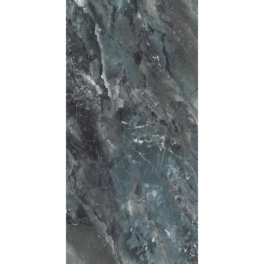 Керамогранит Belleza Malachite Agua High Glossy глянцевый синий 120х60 см