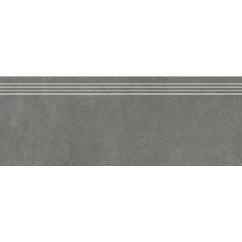 Ступень из керамогранита Kerama Marazzi Про Догана матовая серая DD841490R/GR 80х30 см