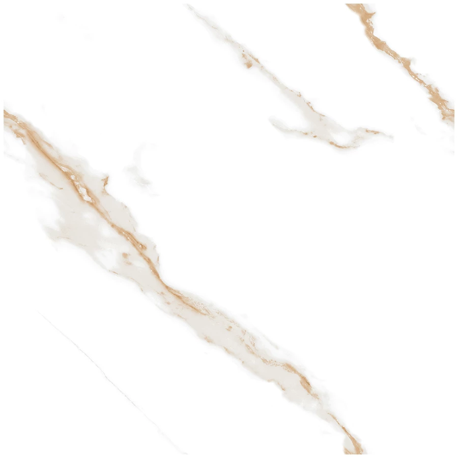 Керамогранит Ceradim Calacatta Sharp Gold белый Полированный 60х60 см