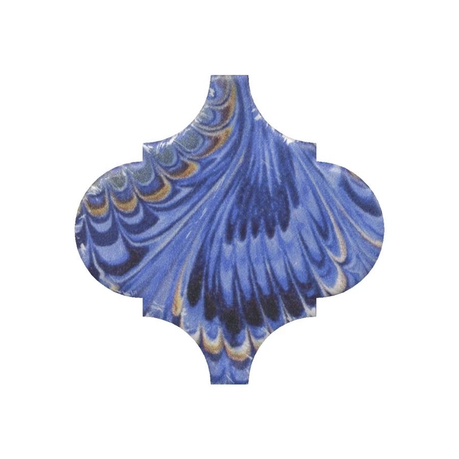 Плитка настенная Kerama Marazzi Арабески Венеция Декор матовый синий VT\A624\65000 6,5x6,5 см