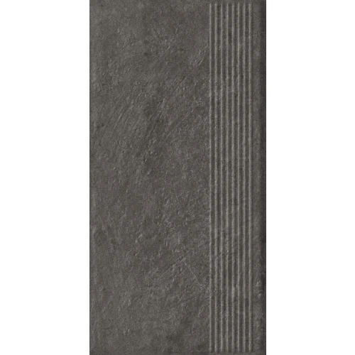 Ступень Ceramika Paradyz Carrizo Basalt Stopnica Prosta Struktura Mat 60х30 см
