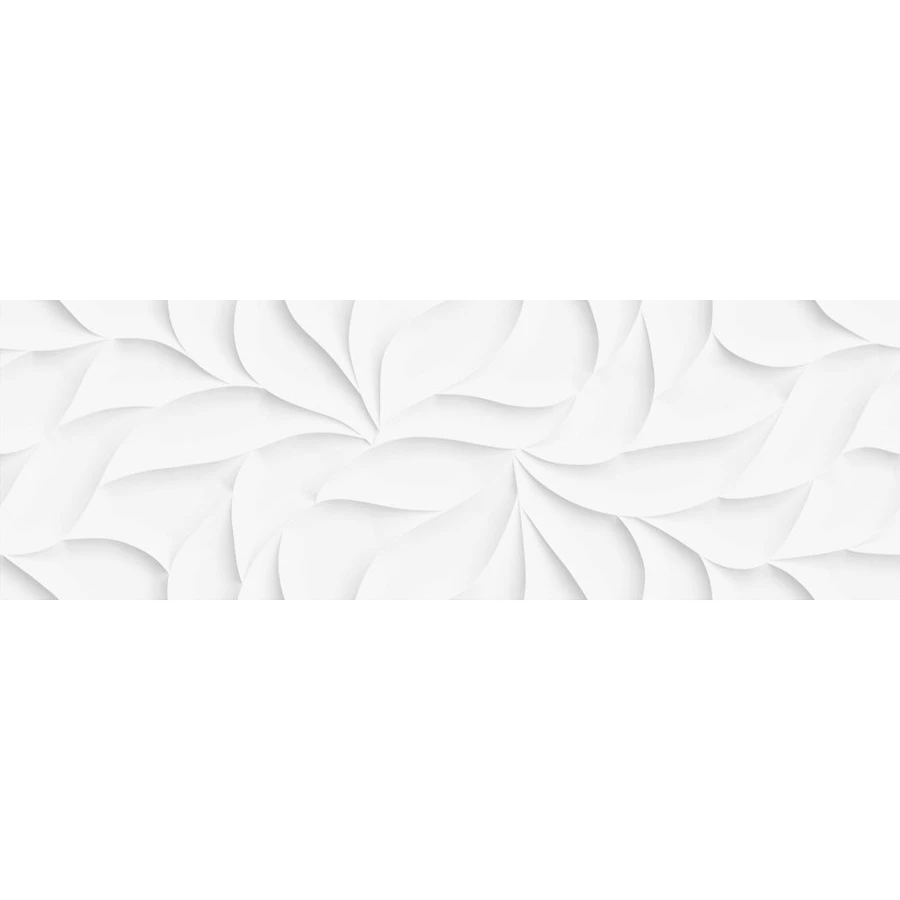 Плитка настенная Dogma Elegante Monte Bianco Vento Matt Rettificato матовая белая NEO93190 90x30 см