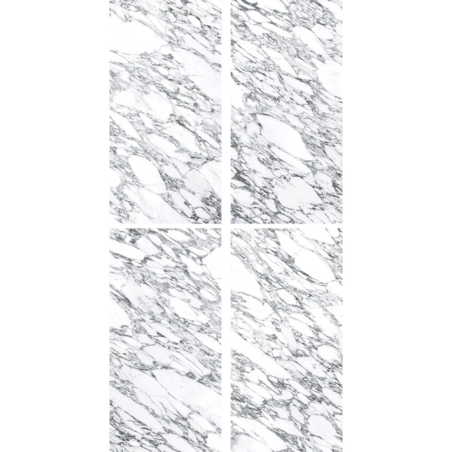 Керамогранит Ascale Arabescato white polished mix 4 вариации 320х160х0,6 см