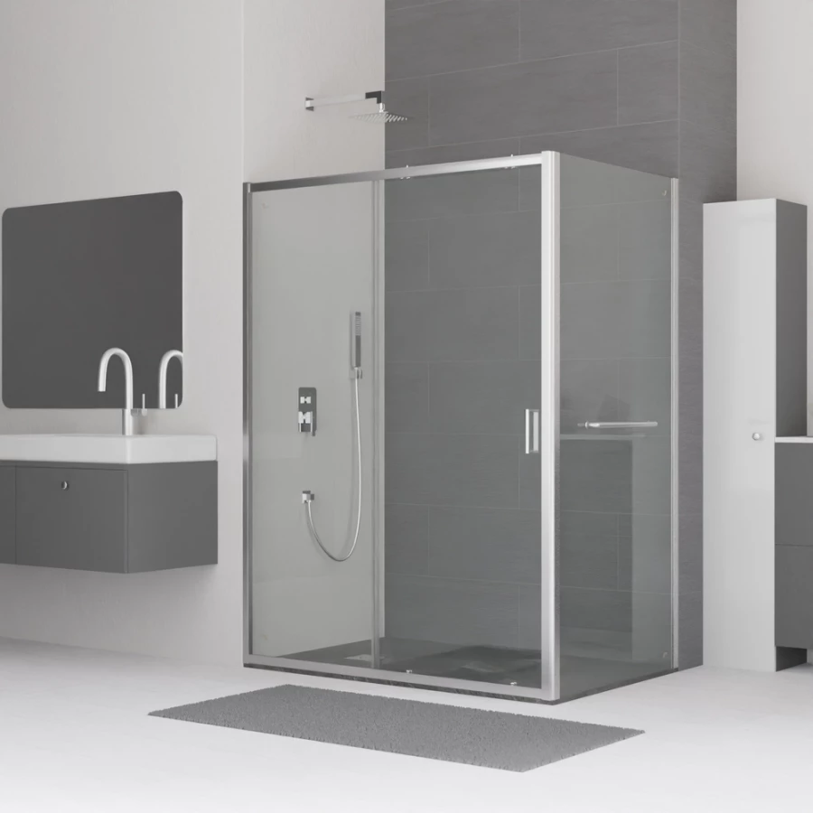 Душевой уголок RGW CL-48-1 CL-14 + Z-060-1 Прозрачное 320948106-011 160х100 см