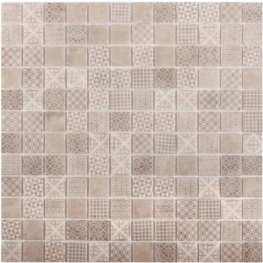 Стеклянная мозаика Vidrepur Born Beige 31,7х31,7 см